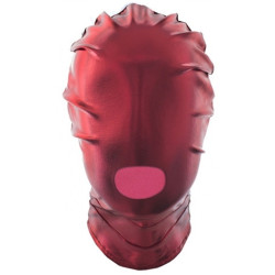 Generique Cagoule avec Ouverture Bouche Rouge